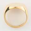 Second Hand 9ct Gold Oval Signet Ring - Top View
