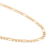 Second Hand 9ct Gold 18” Figaro Chain Necklace - Main View