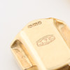 Second Hand 9ct Gold Two Colour Link Bracelet - Hallmark Details