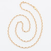 Second Hand 9ct Gold 22” Belcher Chain Necklace - Full View
