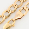 Second Hand 9ct Gold 20” Curb Chain Necklace - Close-Up Detail