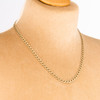 Second Hand 9ct Gold 20” Curb Chain Necklace - Worn View