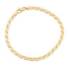 Second Hand 18ct Gold Anchor Link Bracelet – 8 ¾” Long - Main View