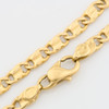 Second Hand 18ct Gold Anchor Link Bracelet – 8 ¾” Long - Close-Up View