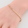 Second Hand 9ct Rose Gold Serpentine Bracelet - Worn View