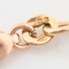 Second Hand 9ct Rose Gold Serpentine Bracelet - Hallmark Detail