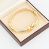 Second Hand 9ct Gold Knot Bangle - In Box