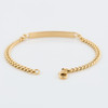 Second Hand 9ct Gold Identity Bracelet - Open View