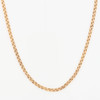 Vintage 9ct Gold 25” Double Belcher Chain Necklace - Front View