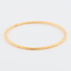 Second Hand 18ct Gold Ropework Slave Bangle - Angled View