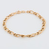 Second Hand 9ct Gold Figaro Bracelet - Alternative View
