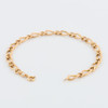 Second Hand 9ct Gold Figaro Bracelet - Open View