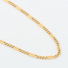Second Hand 16” Fancy Figaro Chain Necklace - Angled View