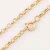 Vintage 9ct Gold 25” Belcher Chain - Close Up