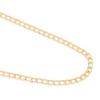 Second Hand 9ct Gold 21” Flat Curb Chain Necklace - Main View