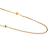 Antique 9ct Gold 19” Belcher with Bars and Beads Chain Necklace - Main View