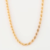 Second Hand 9ct Gold 24” Rope Chain Necklace - Front View