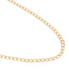 Second Hand 9ct Gold 24” Flat Curb Chain Necklace - Main View