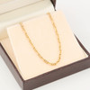 Second Hand 9ct Gold 25” Anchor Chain Necklace - In Box