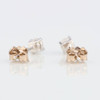 18ct White Gold Diamond Stud Earrings – 0.54ct - Rear View