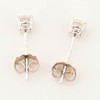 18ct White Gold Diamond Stud Earrings – 0.54ct - Top View