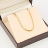 Second Hand 9ct Gold 18” Flat Curb Chain Necklace - In Box