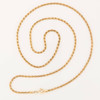 Second Hand 9ct Gold 24” Solid Rope Chain Necklace - All Item