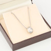 Second Hand Platinum Diamond Egg Pendant with Chain - In Box