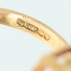 Vintage 9ct Gold Single Stone Amethyst Ring – 1961-1962 - Hallmark Details