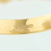 9ct Gold 5 Stone Rub-Over Diamond Ring - Hallmark