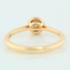 9ct Gold Solitaire Diamond Ring, Miracle Setting - Rear View
