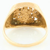 Second Hand 9ct Gold Royal Coat of Arms Ring - Rear View