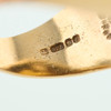 Second Hand 9ct Gold Sovereign Ring – 1904 - Hallmark Detail