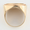 Second Hand 9ct Gold Sovereign Ring – 1904 - Top View