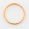 Vintage 22ct Gold Plain Wedding Band 1936-37 – size P - Top View