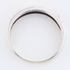 Second Hand 9ct White Gold Diamond Wedding Band – Size Y - Top View