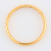 Vintage 22ct Gold Wedding Band – Size J - Top View