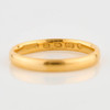 Vintage 22ct Gold Wedding Band – Size J - Rear View
