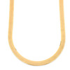 Second Hand 9ct Gold 15” Herringbone Choker Necklace - Main View