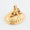 Vintage 9ct Gold Bloodstone Fob -Top View