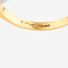 Second Hand 18ct Gold Sapphire and Diamond Triple Cluster Ring - Hallmark Detail