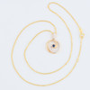 9ct Gold Sapphire & Diamond Spiral Pendant Necklace - All Item View