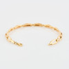 9ct Gold Double Link Bracelet - Open View