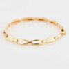 9ct Gold Double Link Bracelet - Front View