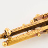 Antique Victorian 15ct Gold Sapphire & Pearl Double Bar Brooch – 1894-1895 - Hallmark Detail