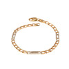 Pre Owned 9ct Gold Fancy Figaro Bracelet