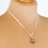 Antique 9ct Gold Carnelian Fob, engraved “Ann” - Worn View