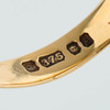 Second Hand 9ct Gold Shield Faced Signet Ring – 1979 - Hallmark Detail