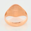 Antique 9ct Rose Gold Oval Signet Ring – 1920-1921 - Rear View
