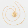 Second Hand 9ct Gold Diamond Heart Locket Necklace - All Item